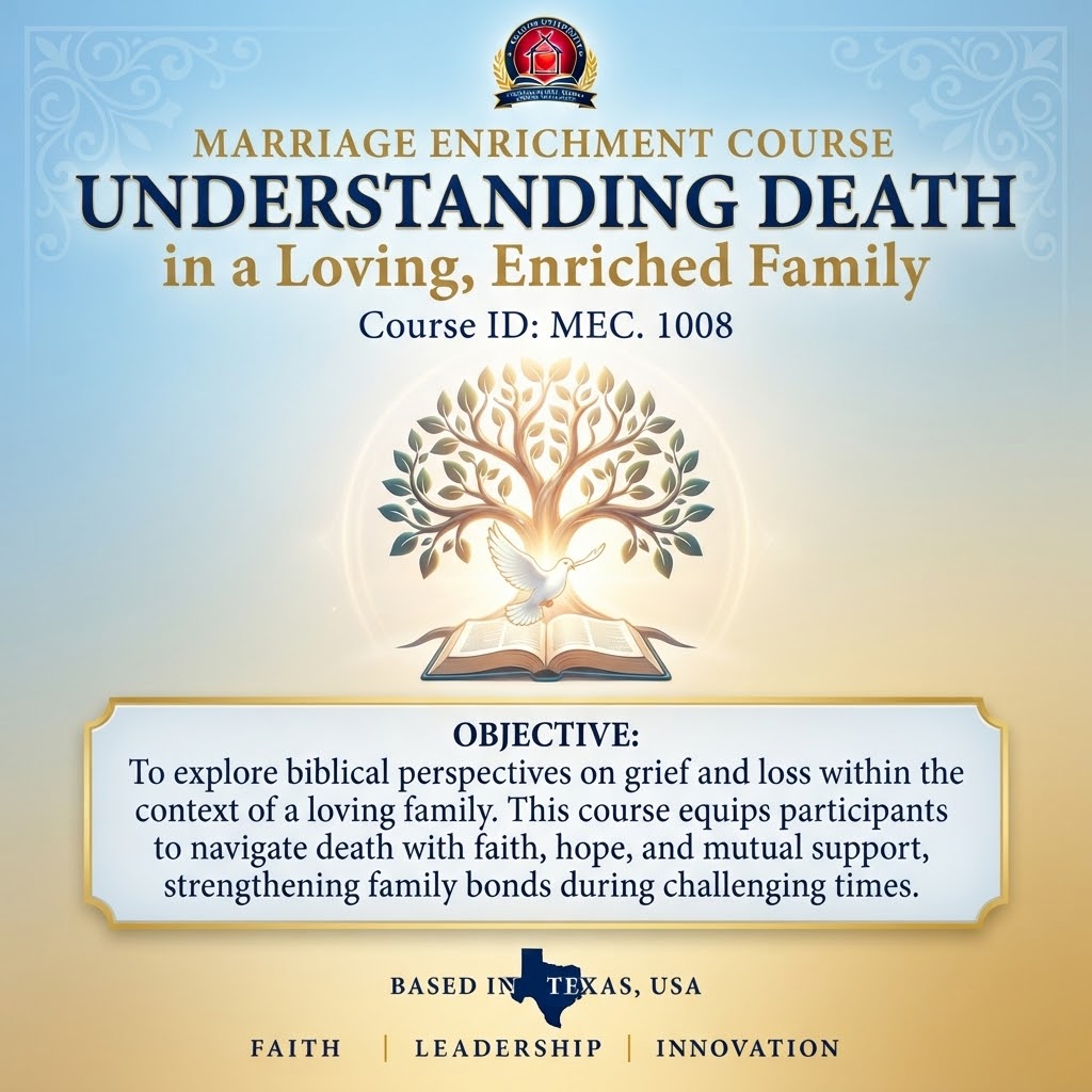 MEC 1008 — Understanding Death in a Loving, Enriched Family