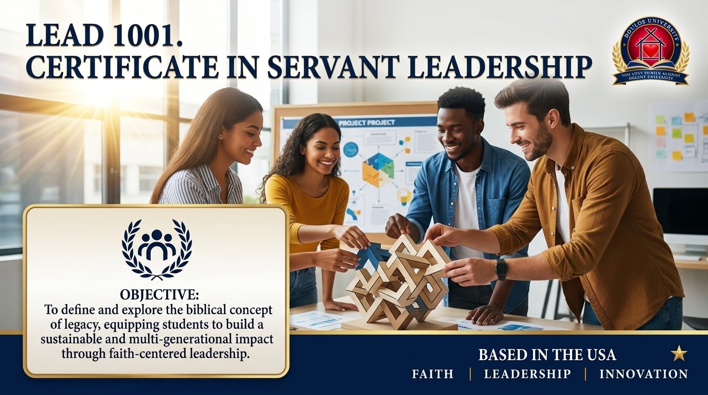 LEAD 1001 — Certificate in Servant Leadership