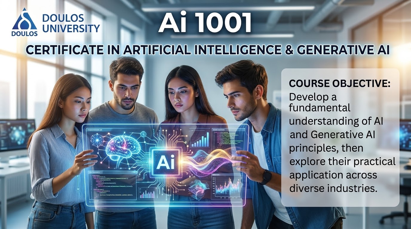 AI 1001 — Certificate in Artificial Intelligence & Generative AI